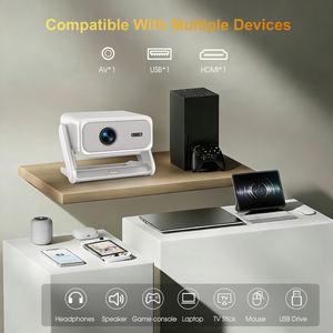 Proyector Portátil CRE F1 con Google <span class=keywords><strong>TV</strong></span>, Dongle 2K, Corrección Automática, 1+8GB, Wi-Fi de Doble Banda, Sonido Estéreo HIFI, Personalizable - Product Image 1