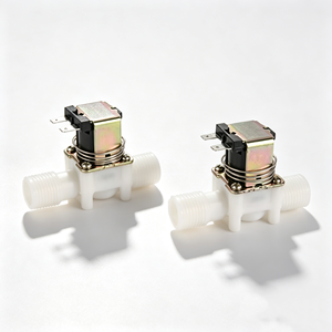 Plastic DC <b>12V</b> AC 220V Normally Closed Electric Magnetic Valve Water Control <b>Switch</b> Solenoid Valve - Product Image 4