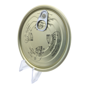 Custom Pet Food Peixe Salsicha Salmão Atum Vazio Lata Com Tampa