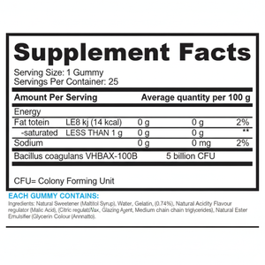 Gomitas Probióticas Diarias Personalizadas, Cuidado de la Salud, Sin Azúcar, Naturales, Probióticos Vaginales para Mujeres, Gomitas Probióticas OEM, 5 Mil Millones de UFC - Product Image 2