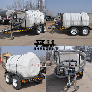 Shenzong Small Plastic Water Tank Full <strong>Trailer</strong> with Pump for Car 2000L Capacity 2 Ton Payload Model 7T-2 - Product Image 6