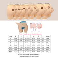 ONEFENG Braguita con Relleno de Silicona de Cintura Alta para Realce de Glúteos con Diseño Transpirable para Mujer, Levantador de Nalgas Artificial Sexy