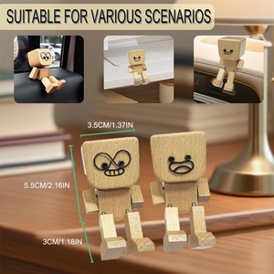 ตุ๊กตาไม้สำหรับเขย่าเท้าตุ๊กตาไม้ที่มีแม่เหล็ก12ชิ้น - Product Image 6