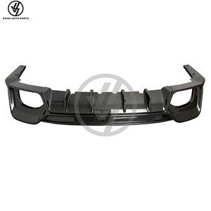 Diffuseur arrière en fibre de carbone sèche style PT pour Audi RS6 C8 2008-2010, nouveau, finition brillante, tissage sergé, mise sous vide - Product Image 6