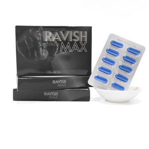 RAVISH แม็กซ์ เมน'ส ไวทาลิตี้ แคปซูลสูตรพรีเมียมเพื่อเสริมสมรรถภาพ ความทนทาน และพลังงาน บรรจุกล่อง - Product Image 1