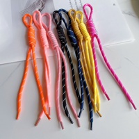 Porte-clés tressé en paracorde nylon haut de gamme personnalisé avec clip pour téléphone portable et sac (impression de logo impossible)