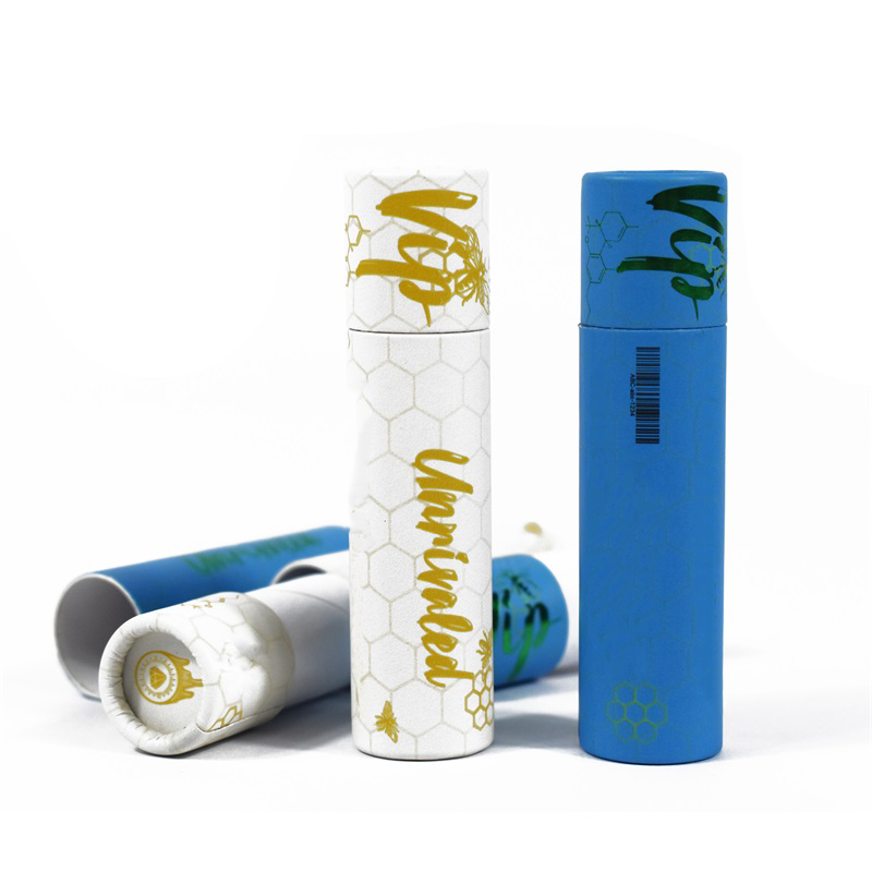 Custom Printed New Design Paper Packaging Boxes Cartridge Packaging Cylinder Boxes