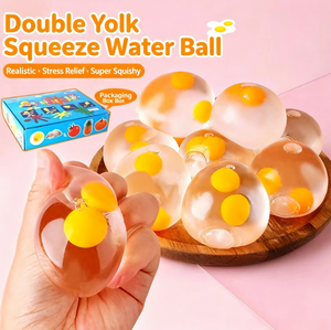 Juguete Sensorial Antiestrés de Bolas de Agua Transparentes en Forma de Huevo, Ultra Suave y Aprietable, Apto para Adolescentes - Product Image 1