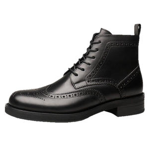 Zapatos de Oficina para Hombre de Alta Calidad, Talla Grande, con Cordones, Ligeros, Antideslizantes, Transpirables, de Cuero Genuino, para Negocios, Bodas, Otoño - Product Image 5