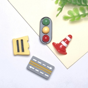 Juguete de semáforo artificial en miniatura, 100 unidades, para decoración de fiestas temáticas de coches, hogar de muñecas y jardín de hadas, ¡superventas! - Product Image 3