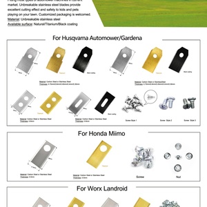 Lames de rechange pour tondeuse à gazon automatique 265ACX, lames de tondeuse robotisée compatibles avec Mammotion Luba & Yuka toutes séries - Product Image 5