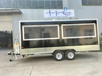 Remorque de Concession de Camion Alimentaire Certifiée Haute Qualité pour Entreprise de BBQ, Remorque Alimentaire Mobile avec Camion Cuisine Complète