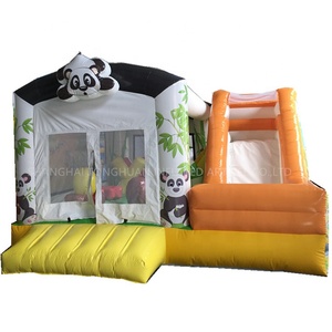 Tùy chỉnh 4x4m thiết kế mới <span class=keywords><strong>Inflatable</strong></span> <span class=keywords><strong>Panda</strong></span> Bouncer và trượt Combo trẻ em 'jumoing <span class=keywords><strong>Inflatable</strong></span> lâu đài - Product Image 2