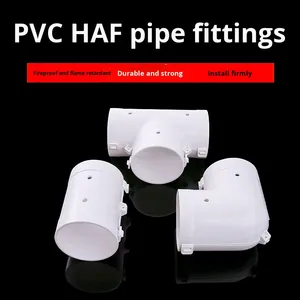 Fundas Protectoras <span class=keywords><strong>para</strong></span> Cables de Comunicación Subterráneos de <span class=keywords><strong>PVC</strong></span>, Rectas/En Forma de L, Resistentes al Fuego, Aislamiento Duradero, GB/T 17219, 1m - Product Image 5
