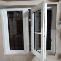 Excellent effet d'isolation acoustique Fenêtre en vinyle UPVC PVC Excellent effet d'isolation acoustique