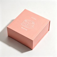 Boîte d'emballage personnalisée pour biscuits, pâtisseries, gâteaux, pain, avec logo imprimé, encre de soja, haute qualité