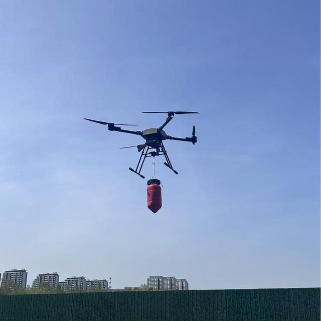 2025 New Design Heavy Lift Drone Thermal Imagine Screen Through Fire Bomb Emergency Rescue Fire Fighting Drone