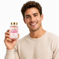 Gummies éclaircissantes personnalisées OEM ODM, supplément à base de plantes, glutathion, collagène, vitamines C, E, B12, extrait de pépins de raisin, beauté naturelle