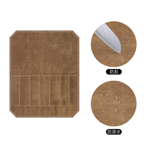 Bolsa de Almacenamiento para Cuchillos de Lona Encerada, Rectangular Grande, Portátil, para Cocina, Camping, Picnic, Barbacoa y Uso al Aire Libre - Product Image 3