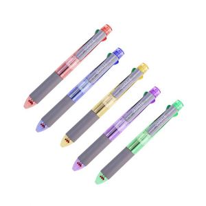 Wholesale 4-in-1 Novelty Ballpoint <b>Pen</b> Plastic Press with Red Blue Black Green <b>Multi</b>-<b>Color</b> Customized Logo 0.5 mm Writing Width - Product Image 2