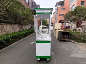 Snack Outdoor Hot Dog <strong>Ice</strong> Cream Trolley Coffee Push Cart - Product Image 2