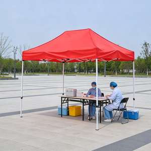 Tonnelle pliante personnalisée à impression intégrale 2x3m, tente portable imperméable pour événements extérieurs, foires, salons professionnels, roadshows temporaires - Product Image 1