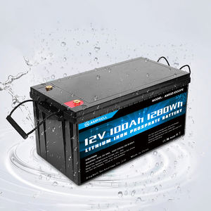 Оптовая продажа с фабрики AMPXELL 12V 100Ah 18650 литиевая аккумуляторная батарея подходит для солнечной энергии электромобиля RV Campers - Product Image 6
