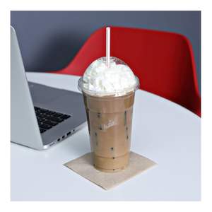 Pajitas de Plástico Jumbo Enrolladas Boardwalk de 7.75 Pulgadas con Rayas Rojas y Blancas, 400 Unidades por Paquete, 25 Paquetes por Caja, Accesorios para Bar, Bebidas y Refrescos - Product Image 6