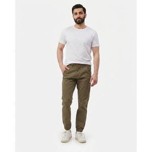 Man Custom Cargo Jogger Pants Men Outdoor <b>Trousers</b> Plus Size Men's Twill Joggers Pants With <b>Elastic</b> Cuffs - Product Image 1