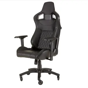 符合人体工程学的家庭办公电脑家具游戏椅蝎子电脑游戏玩家赛车PU椅赛车游戏椅带脚凳