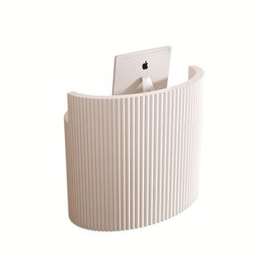 Bancone <span class=keywords><strong>Reception</strong></span> Moderno Ecologico Personalizzato in Laminato 100cm Bianco <span class=keywords><strong>per</strong></span> Ospedali, Hotel, Uffici e Negozi - Product Image 4