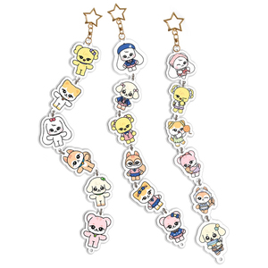 Colgante de Cadena de Acrílico con Impresión UV de PVC de Personajes de Anime y Dibujos Animados, Accesorios para Bolsos, Pequeño y Lindo Souvenir Decorativo - Product Image 2
