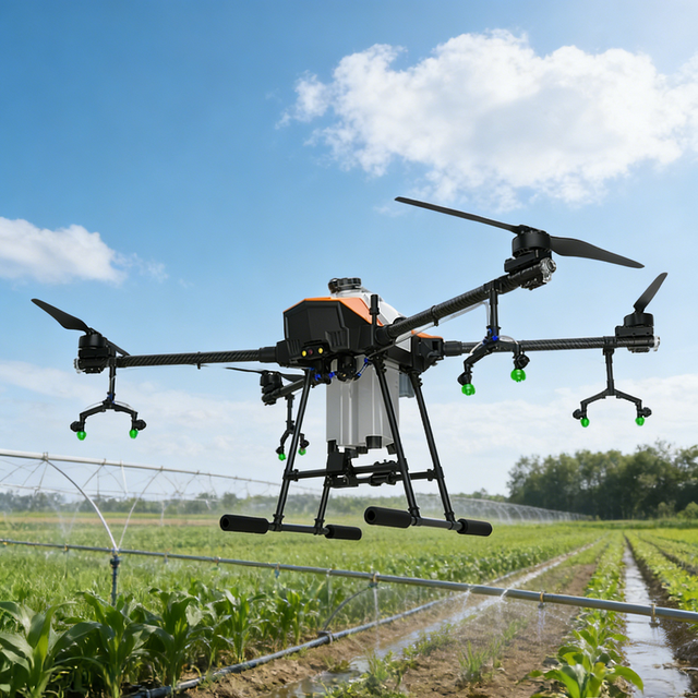 Foldable 10L Outdoor Commercial Drone for Agricultural Spraying Durable Construction 10kg Payload Versatile Farming Crop Care