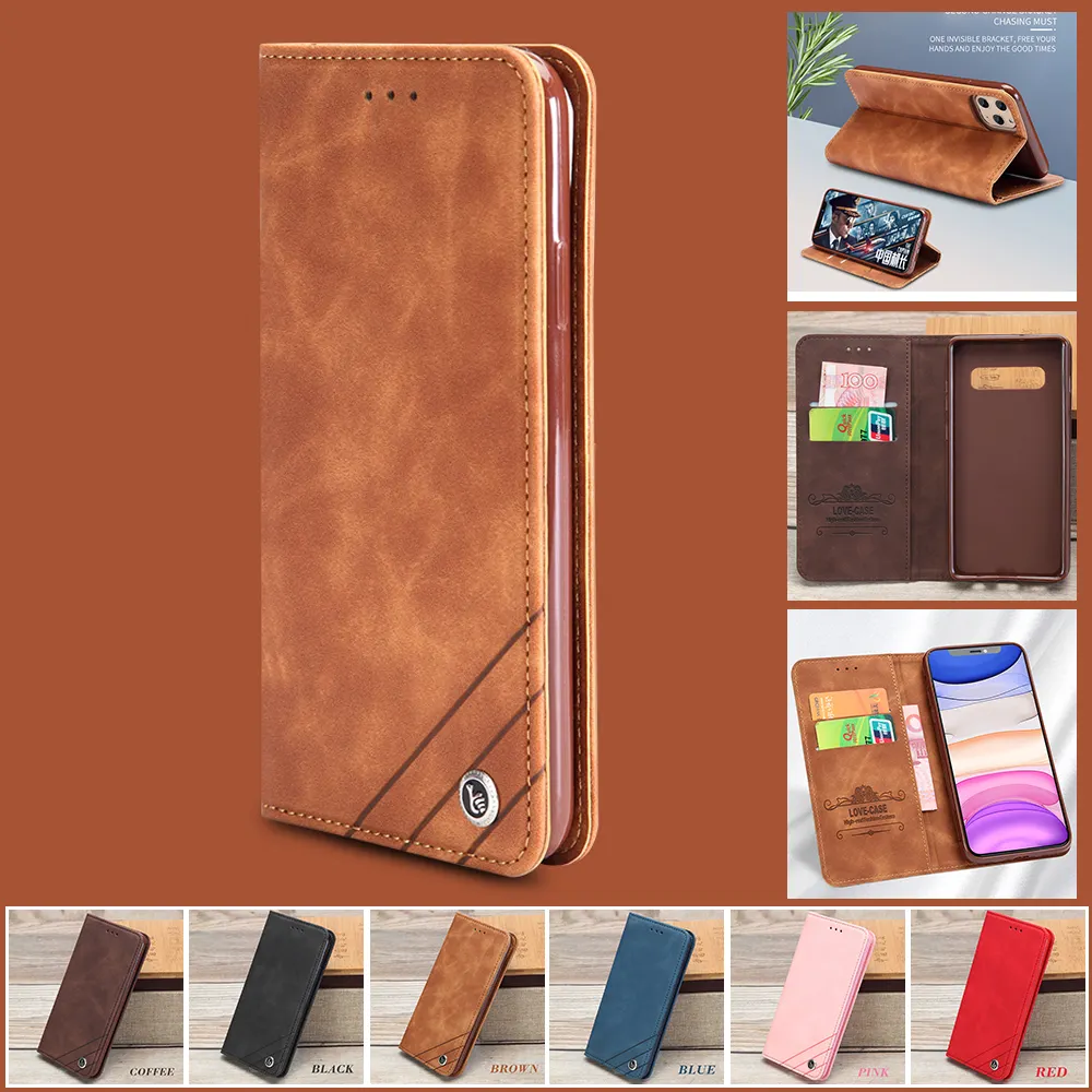 Wallet Cases Voor Samsung Galaxy S10 S10E S5 S6 S7 Rand S8 S9 Plus A40 A50 A70 Flip Case Voor samsung Note 10 Pro 3 4 5 8 9 Cover