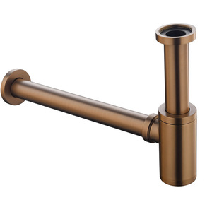 Tubo di <span class=keywords><strong>Scarico</strong></span> in Ottone Anticorrosione per Lavabo e Lavello da Bagno, Certificato UE, Garanzia di 5 Anni per Casa e Hotel - Product Image 6