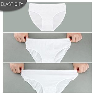 Mutandine monouso <span class=keywords><strong>per</strong></span> ragazze <span class=keywords><strong>biancheria</strong></span> intima slip <span class=keywords><strong>per</strong></span> il viaggio e l'uso domestico, leggero traspirante singolarmente compatto avvolto - Product Image 2