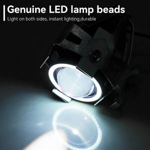 Projecteurs LED pour moto U7 Mini, feux de route 12V 30W 6500LM, montage universel, feux antibrouillard à angle large - Product Image 4