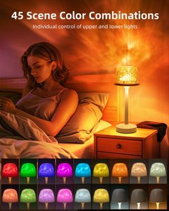 Đại Dương Sóng RGB <span class=keywords><strong>LED</strong></span> Ánh Sáng Ban Đêm Không Dây Chiếu Bảng Đèn Điều Khiển Từ Xa Pin Hoạt Động Cho Phòng Ngủ Phòng Khách Trò Chơi Đèn - Product Image 2