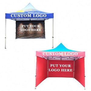 Exhibition Custom Design Folding <b>Canopy</b> With Flags and Tablecloths Custom Marketing <b>Tent</b> - Product Image 1