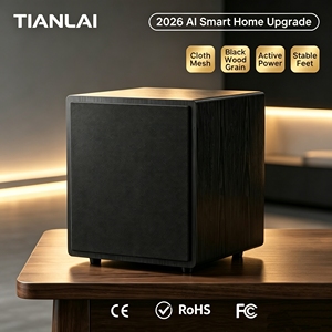 <span class=keywords><strong>Subwoofer</strong></span> Activo TL-D12 de 12 Pulgadas y 200W, Altavoz de Audio HiFi para Cine en Casa, Caja de Madera, Sistema de Sonido con Bajos Potentes - Product Image 1