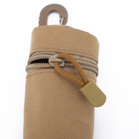 Étui de transport Oxford durable, léger et portable avec fermeture éclair et crochet pour couteau pliant d'extérieur et équipement de camping
