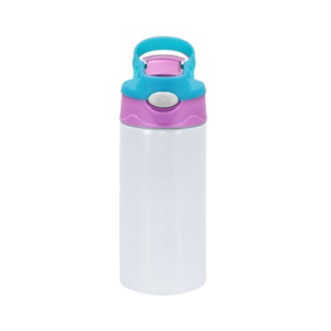 Sublimation Blank <strong>Kid</strong> Size 8oz 12oz 17oz Water Bottle Stainless Steel Insulated <strong>Tumbler</strong> with Lid and Straw - Product Image 5
