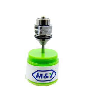 มอเตอร์แฮนด์พีซทันตกรรม M&Y สีเขียว แกนโลหะ สำหรับเครื่องเจาะความเร็วสูง อุปกรณ์ซ่อมแซม - Product Image 1