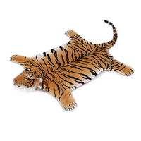Tapis en peluche de tigre blanc, super doux, personnalisé, moelleux, bas quantité minimale de commande, grande taille
