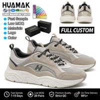 Fabricant de baskets personnalisées avec logo complet, OEM ODM, marque privée, mode rétro, respirantes, en mesh, décontractées, sportives, chaussures personnalisées pour hommes