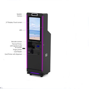 Quiosco de autoservicio de 27 pulgadas con reciclador de efectivo y cambio de moneda Cajero Automático Android y Windows utilizado en el cajero automático Diebold - Product Image 1