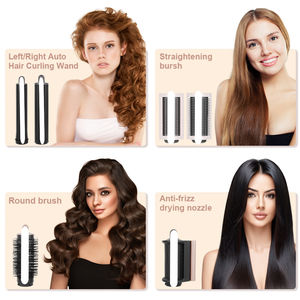 HS 05 Rizador eléctrico 6 en 1, 3 ajustes de temperatura, pantalla LED, Diseño Seguro portátil, calentamiento rápido, uso doméstico - Product Image 4