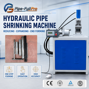 Machine de rétrécissement sans marquage pour tuyaux de serre, pour la réduction des extrémités de tubes - Product Image 1