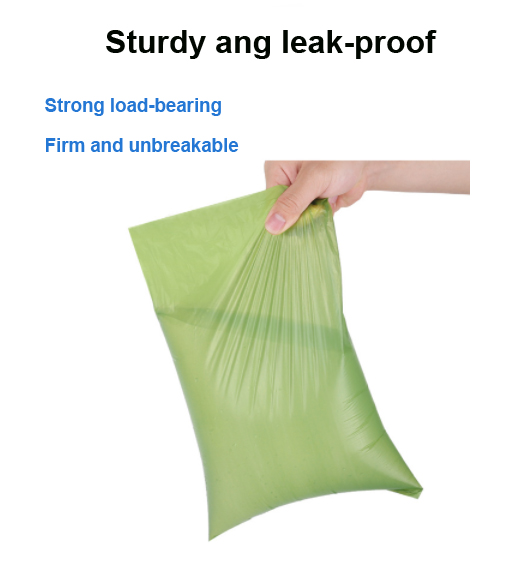 Amazon Hot Sale Compostable Convenient Refill Eco-friendly Sturdy Plastic Pet Poop Bag For Pet Dog