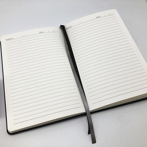 Cuaderno de cuero PU <span class=keywords><strong>A5</strong></span> al por mayor, material escolar forrado de tapa dura, diario de encuadernación, cuadernos planificadores - Product Image 5